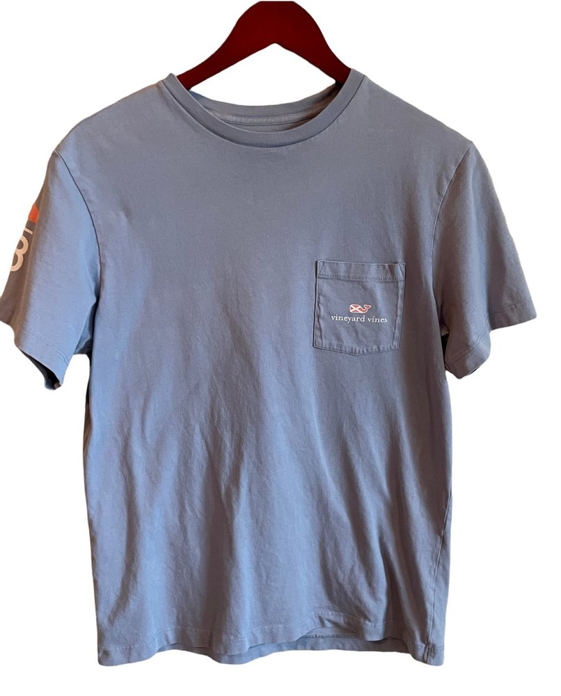 Vineyard Vine Womens Short Sleeve TShirt  Gray Cotton SZ XS